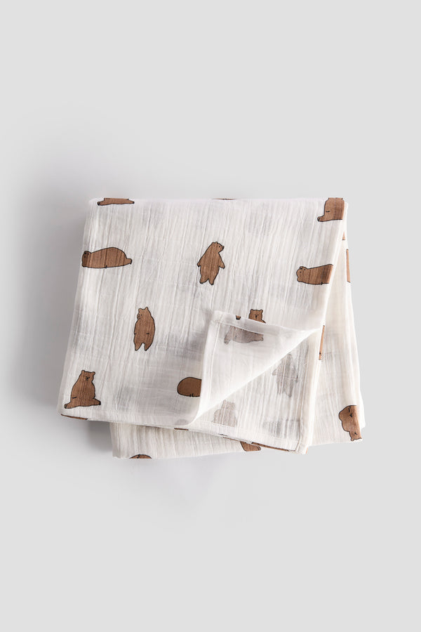 Brown Bear Parade Swaddle