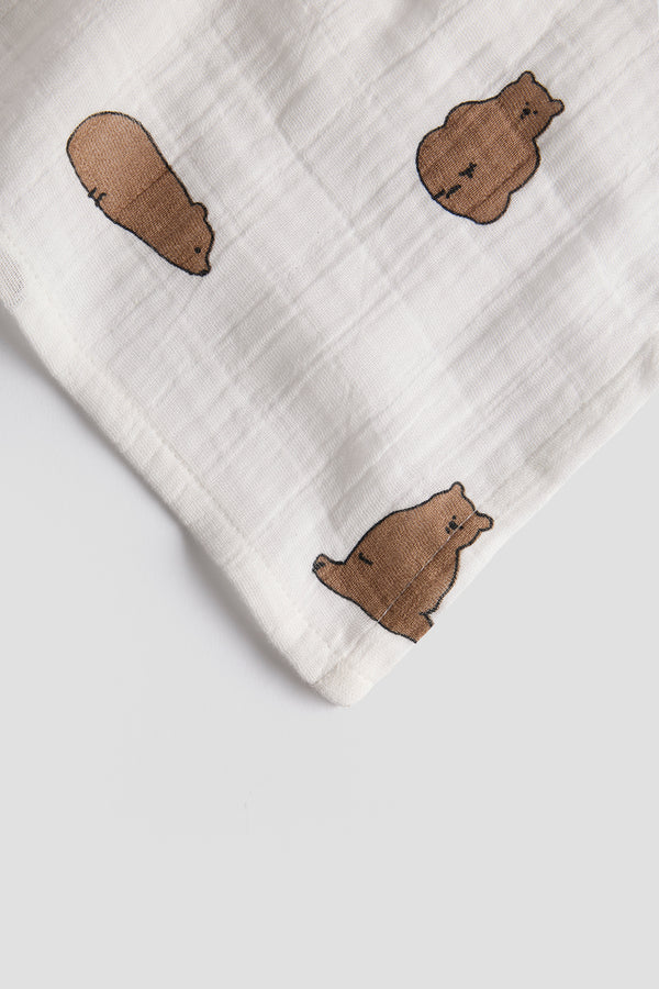 Brown Bear Parade Swaddle