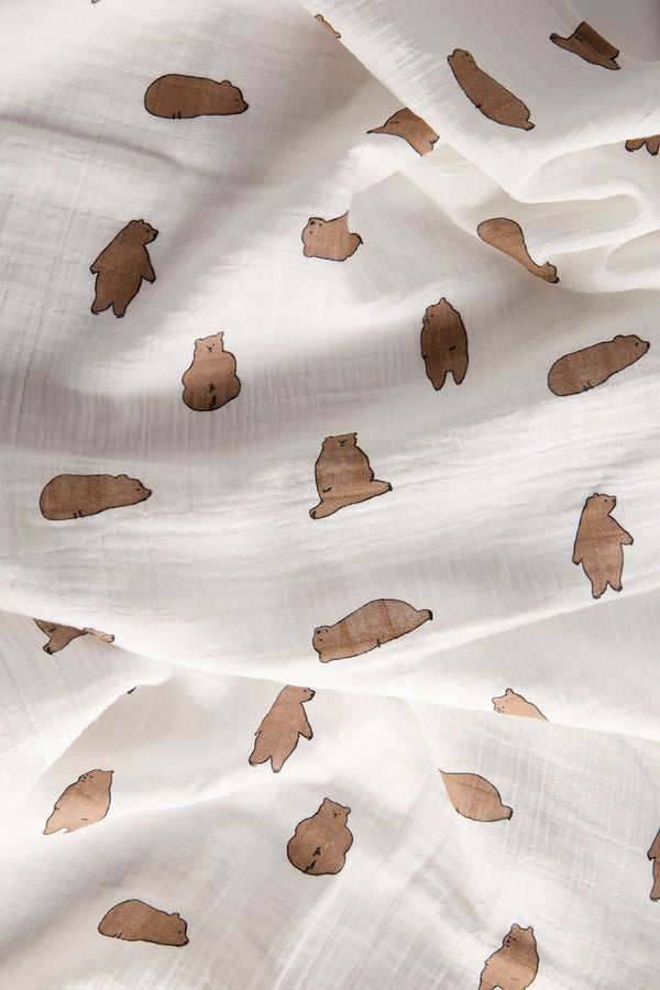 Brown Bear Parade Swaddle