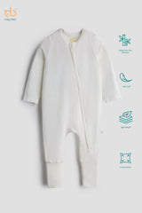 Baby Bamboo Sleep Suit | Coconut Malai | 0–12M