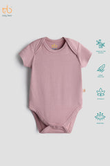 Baby Bamboo Onesie | Rose Blush | 0–12M