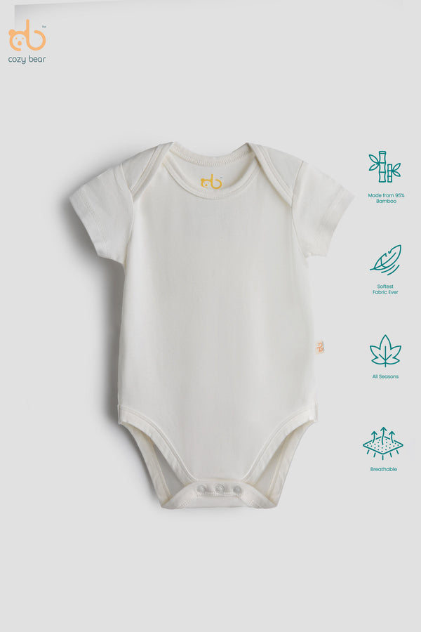 Baby Bamboo Onesie | Coconut Malai | 0–12M