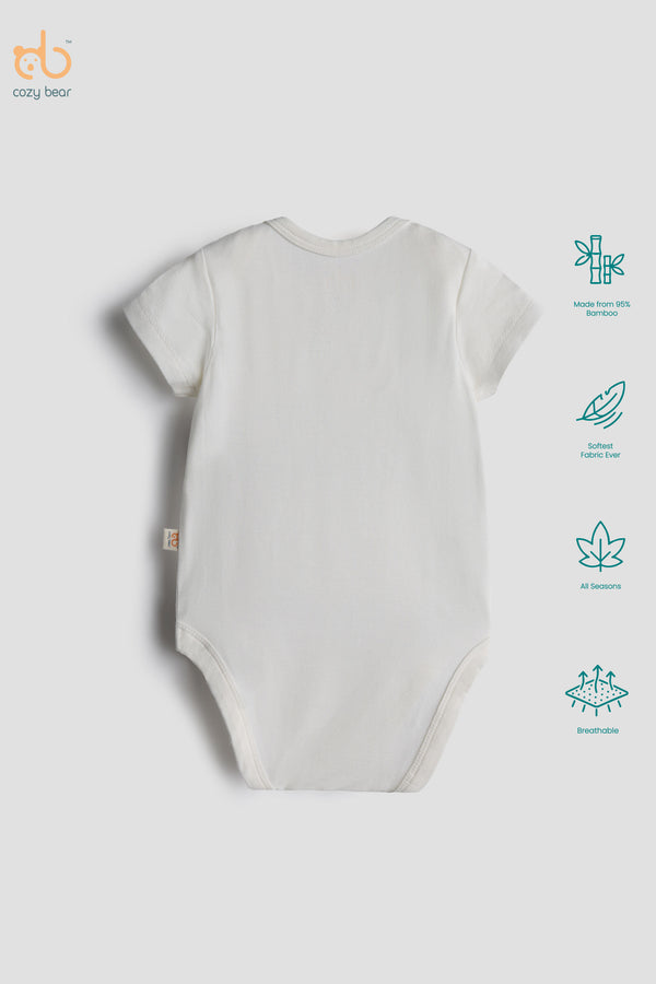 Baby Bamboo Onesie | Coconut Malai | 0–12M