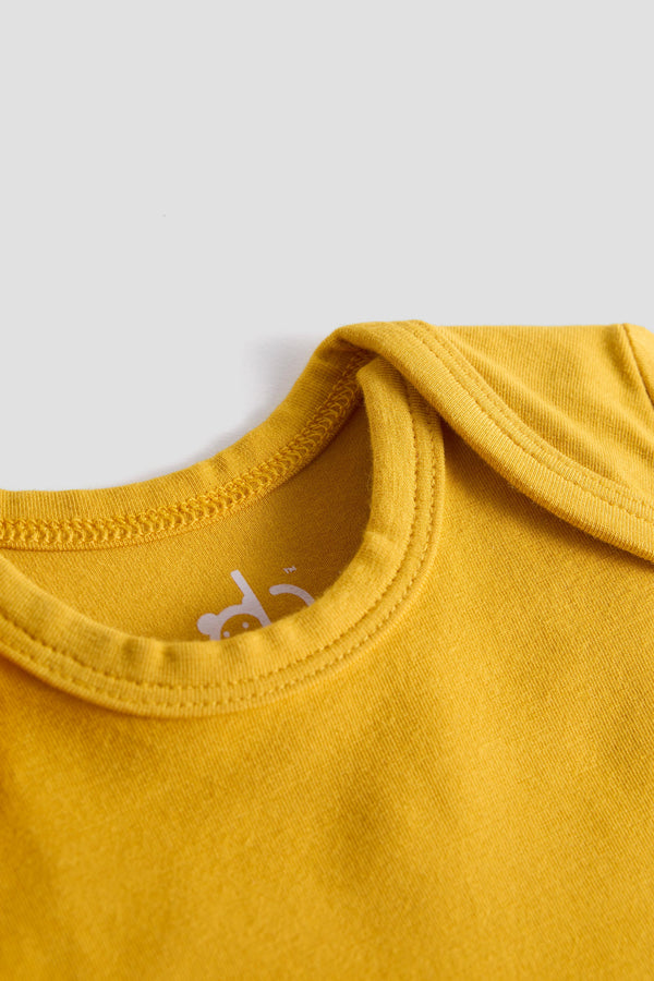 Baby Bamboo Onesie | Mango Marigold | 0–12M