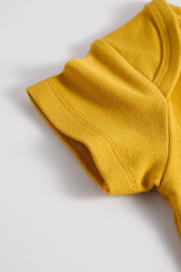 Baby Bamboo Onesie | Mango Marigold | 0–12M
