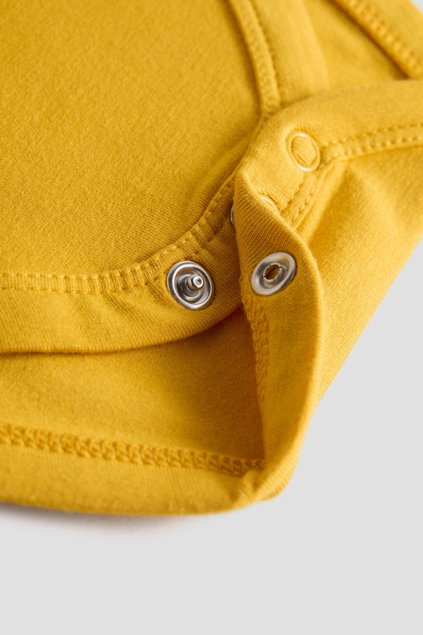 Baby Bamboo Onesie | Mango Marigold | 0–12M