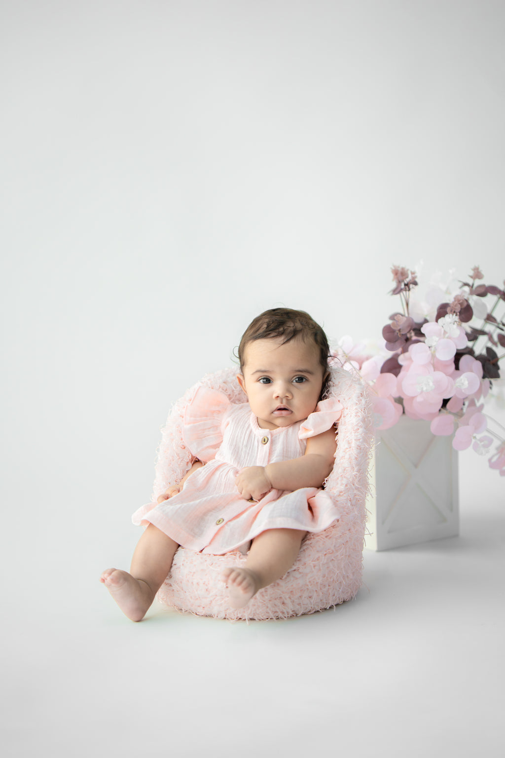 Peachy Sighs Flutter Frock