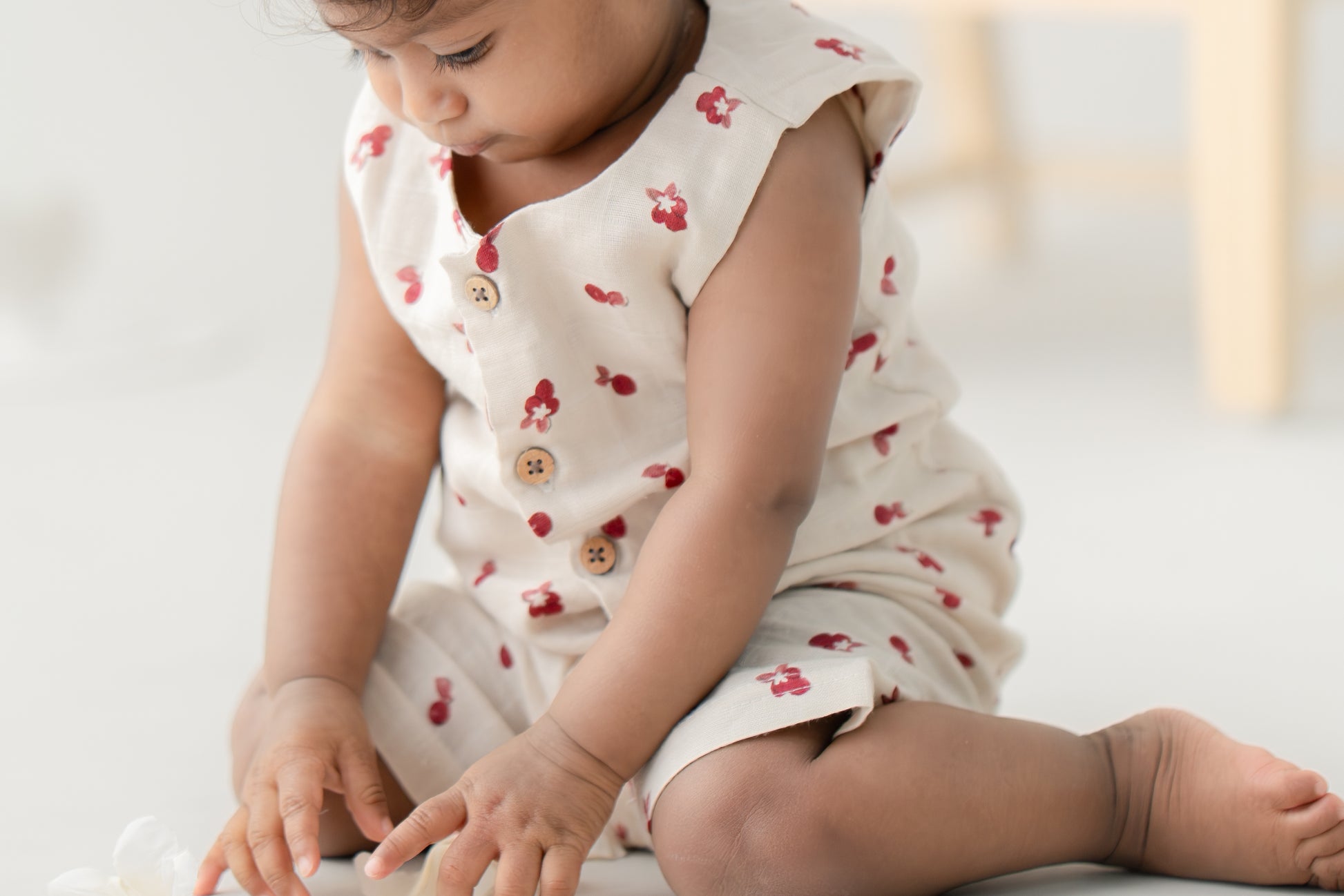 Berry Buttoned Set